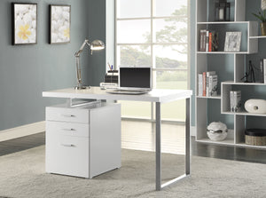 COASTER OFFICE-ACCESSORY BRENNAN 3-DRAWER OFFICE DESK WHITE