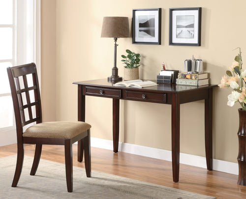 COASTER OFFICE-ACCESSORY NEWTON 2-PIECE WRITING DESK SET DARK AMBER AND TAN