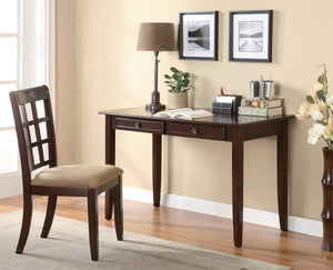 COASTER OFFICE-ACCESSORY NEWTON 2-PIECE WRITING DESK SET DARK AMBER AND TAN
