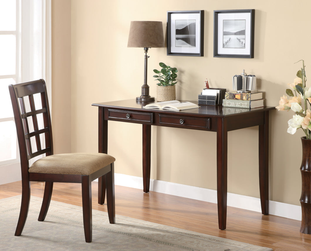 COASTER OFFICE-ACCESSORY NEWTON 2-PIECE WRITING DESK SET DARK AMBER AND TAN