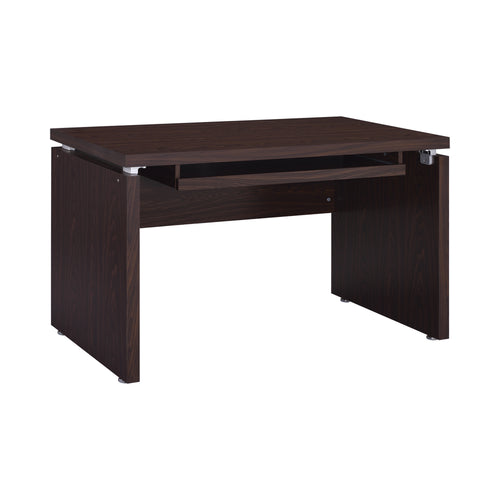 COASTER OFFICE-ACCESSORY RUSSELL COMPUTER DESK WITH KEYBOARD TRAY MEDIUM OAK