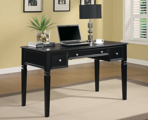 COASTER OFFICE-ACCESSORY CONSTANCE WRITING DESK WITH POWER OUTLET BLACK
