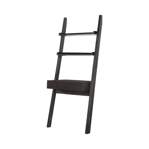 COASTER OFFICE-ACCESSORY COLELLA 2-SHELF WRITING LADDER DESK CAPPUCCINO