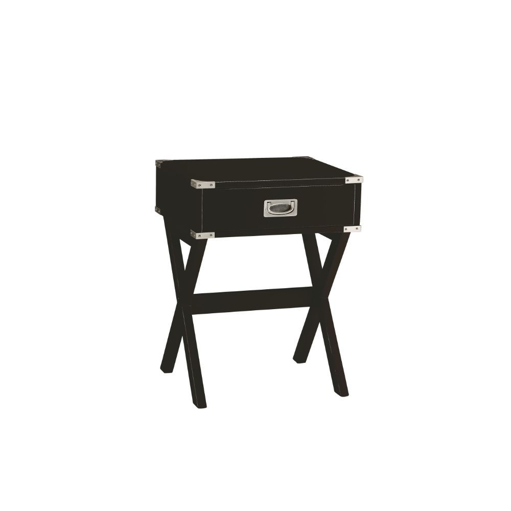 ACME BABS BLACK FINISH ACCENT TABLE