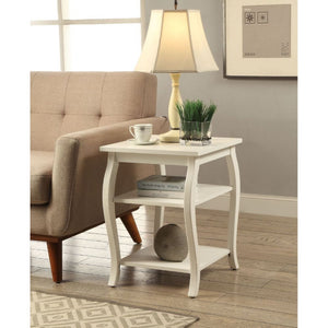 ACME BECCI WHITE ACCENT TABLE