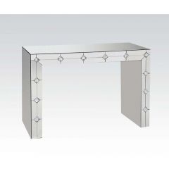 ACME HESSA MIRRORED & FAUX RHINESTONE CONSOLE TABLE