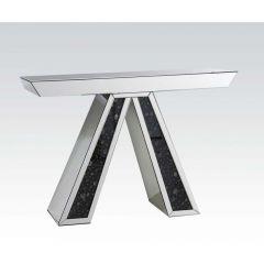 ACME NYSA FAUX CRYSTALS CONSOLE TABLE