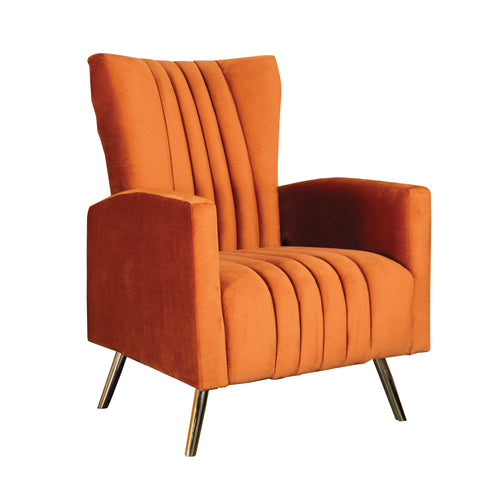 COASTER LIVING-ROOM ACCENT CHAIR (RUST)