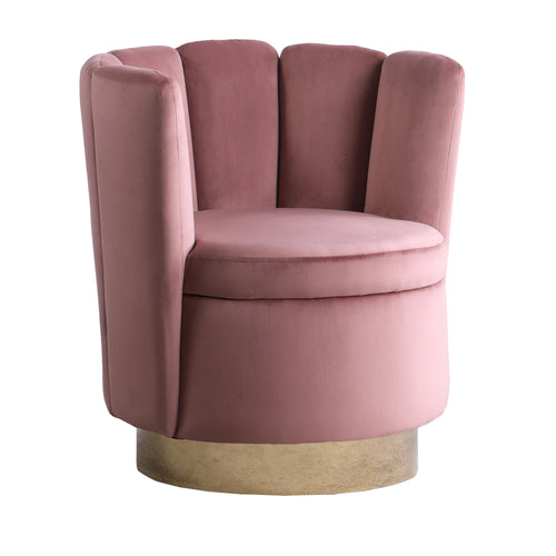 COASTER LIVING-ROOM SWIVEL CHAIR (ROSE)