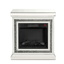 Load image into Gallery viewer, ACME NORALIE MIRRORED &amp; FAUX DIAMONDS FIREPLACE