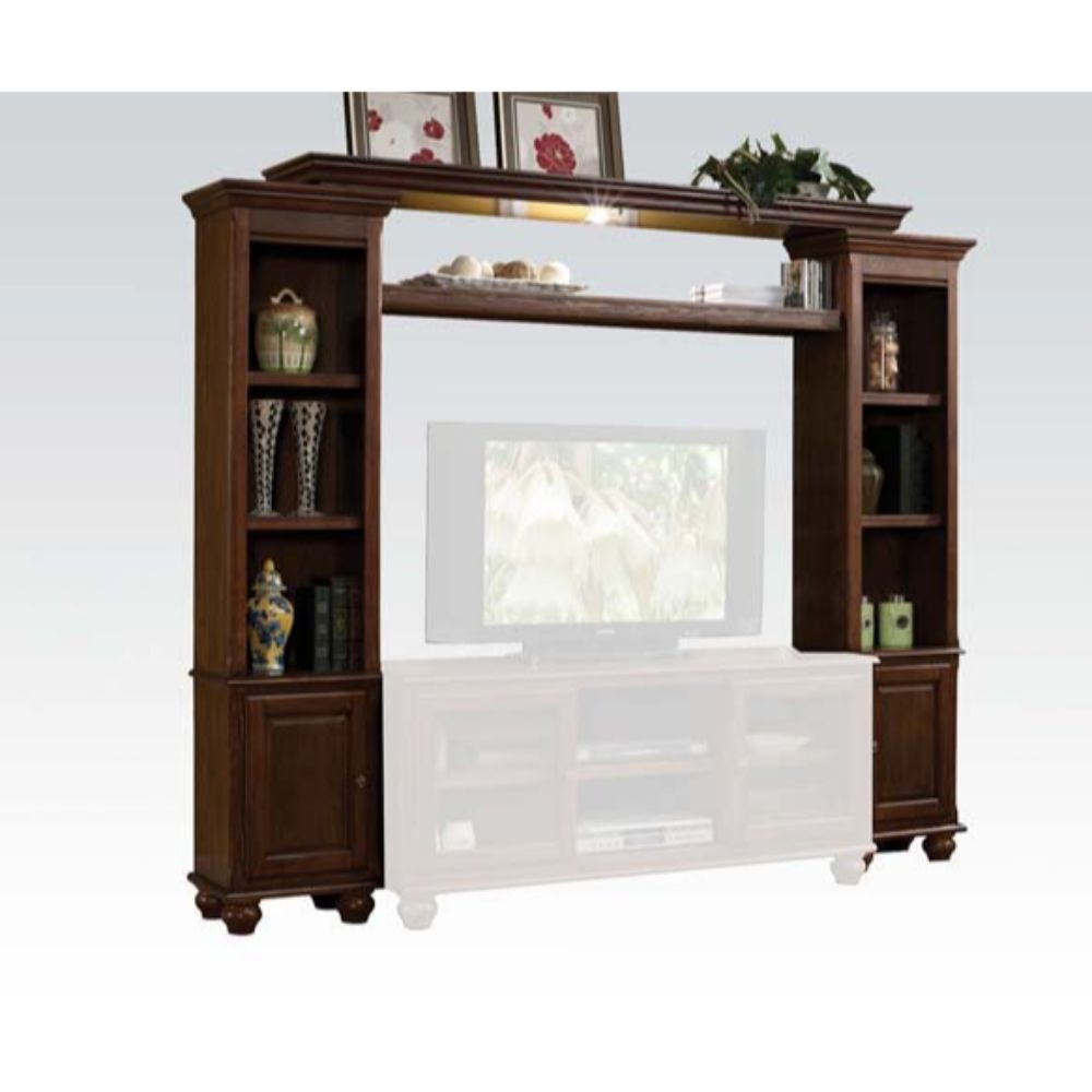 ACME DITA WALNUT FINISH ENTERTAINMENT CENTER  (SAME COLOR AS 21380Q)