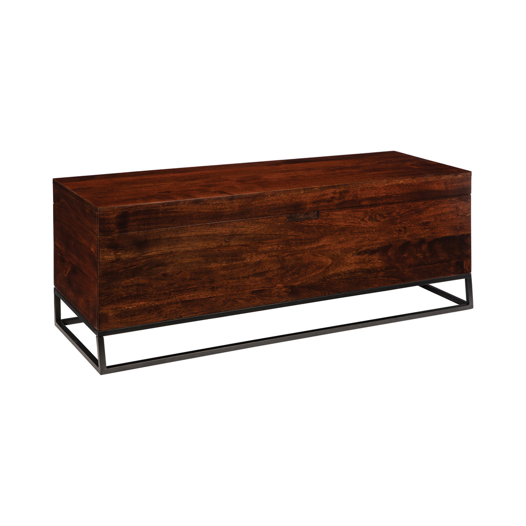COASTER OFFICE-ACCESSORY RECTANGULAR ACCENT BENCH CINNAMON