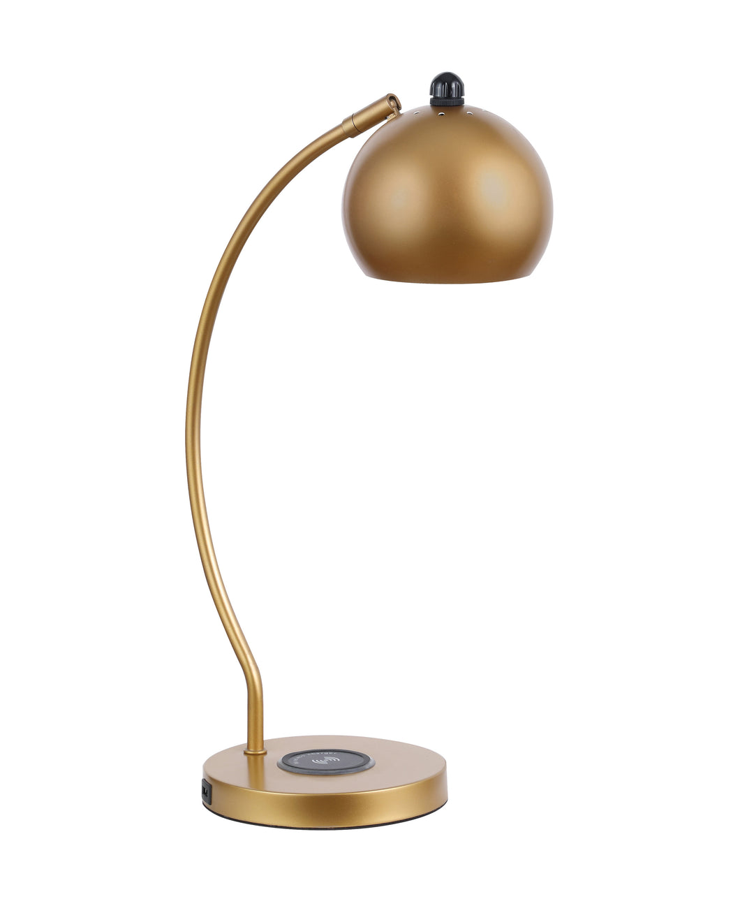 COASTER DOME SHADE TABLE LAMP GOLD