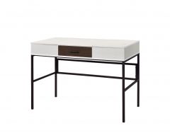 ACME VERSTER NATURAL & BLACK FINISH WRITING DESK W/USB