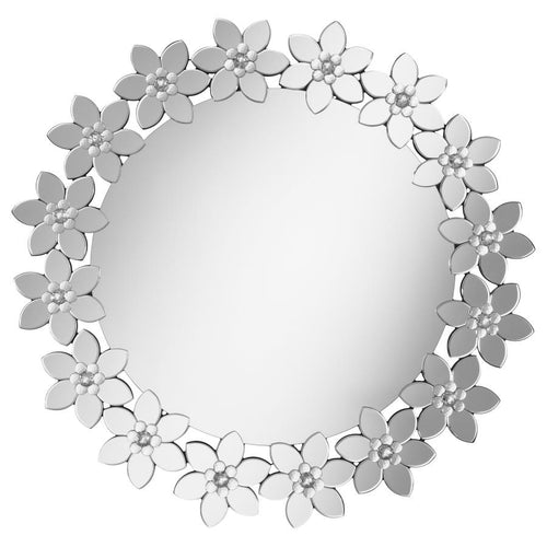 COASTER FLOWER WREATH MIRROR