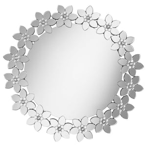 COASTER FLOWER WREATH MIRROR