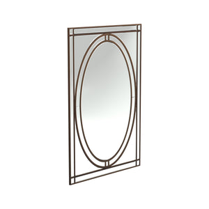 COASTER OFFICE-ACCESSORY BEVELED EDGE WALL MIRROR SILVER