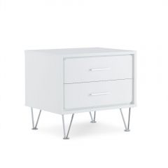 ACME DEOSS WHITE ACCENT TABLE