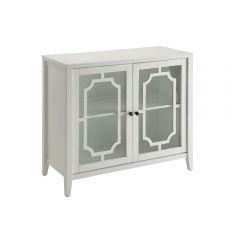 ACME CEARA WHITE FINISH CONSOLE TABLE