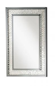 ACME NYSA MIRRORED & FAUX CRYSTALS ACCENT MIRROR