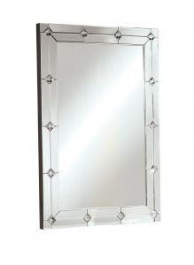 ACME HESSA MIRRORED & FAUX RHINESTONES ACCENT MIRROR