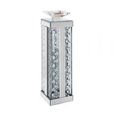 ACME NYSA MIRRORED & FAUX CRYSTALS CANDLE HOLDER (SET-2)