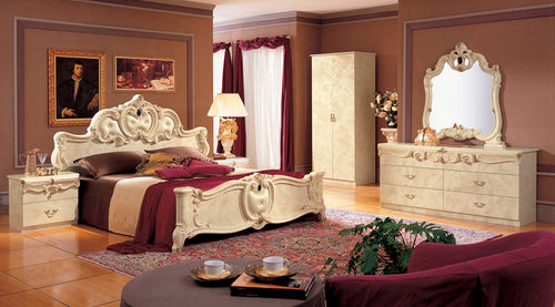 ESF BAROCCO IVORY BEDROOM SET