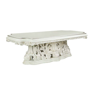 ACME ADARA ANTIQUE WHITE FINISH DINING TABLE - TOP