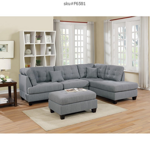 UPDATED 3PCS SECTIONAL GREY