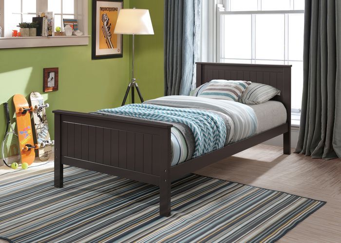 ACME BUNGALOW CHOCOLATE FINISH TWIN BED