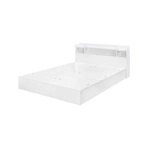 ACME PERSE WHITE FINISH QUEEN BED W/STORAGE