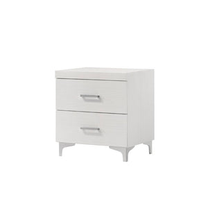 ACME CASILDA WHITE NIGHTSTAND