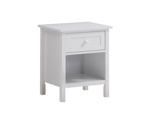 ACME LOLANDA WHITE FINISH NIGHTSTAND