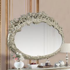ACME SORINA ANTIQUE GOLD FINISH MIRROR