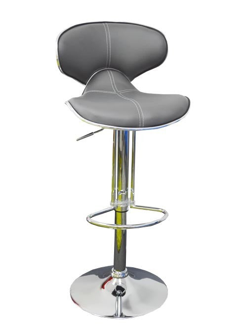 GRAKO ALAN BAR STOOL [GREY, WHITE, DARK BROWN, RED, BLACK, BLUE JEAN, RED JEAN]