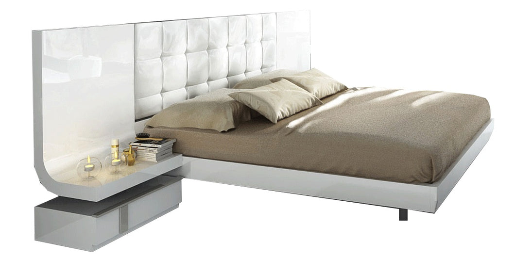 ESF GRANADA WHITE QUEEN BED