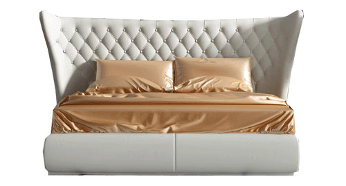 ESF MIAMI WHITE QUEEN BED