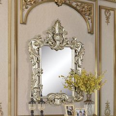 ACME SORINA ANTIQUE GOLD FINISH MIRROR